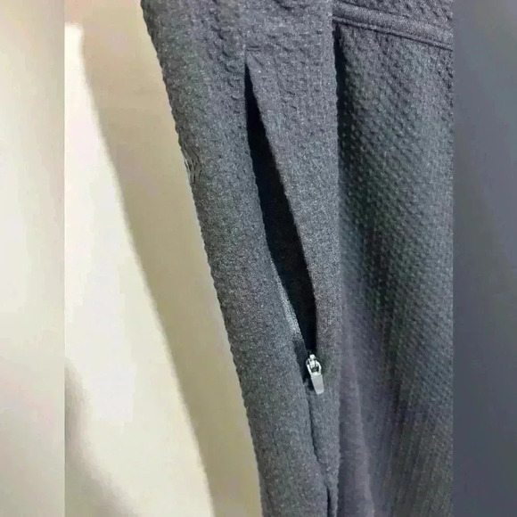 All In Motion Mens Black Mid-Rise Cotton Fleece Drawstring Jogger Pants Size XXL - Picture 4 of 5